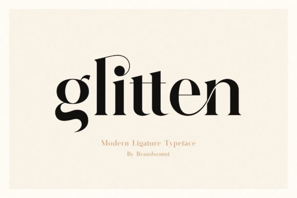 Glitten Font - Featured Image