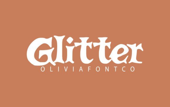 Glitter Font - Featured Image
