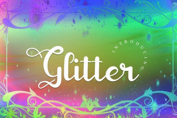 Glitter Font - Featured Image