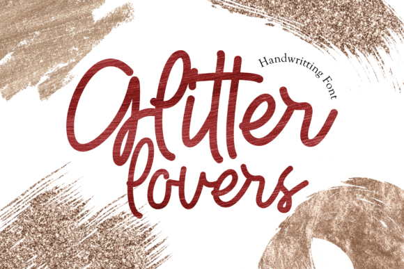 Glitter Lovers Font - Featured Image