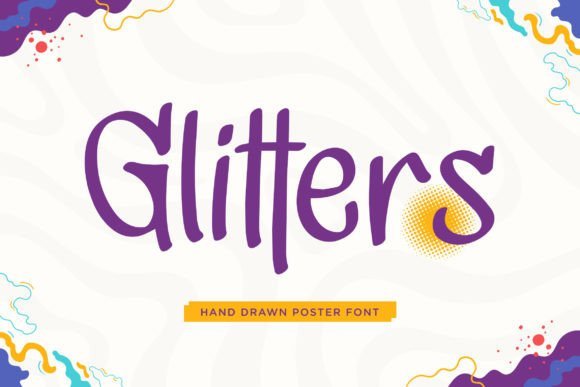 Glitters Font - Featured Image