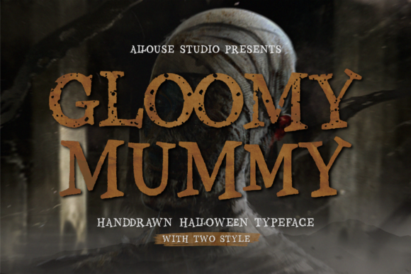 Gloomy Mummy Font - Featured Image