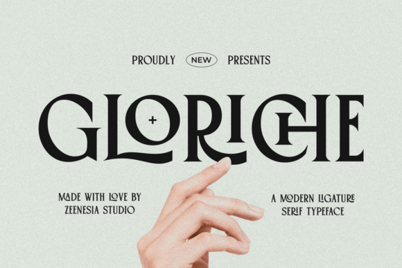 Gloriche Font - Featured Image