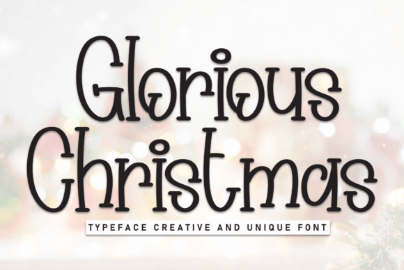 Glorious Christmas Font - Featured Image