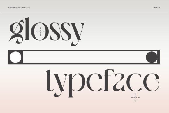 Glossy Font - Featured Image