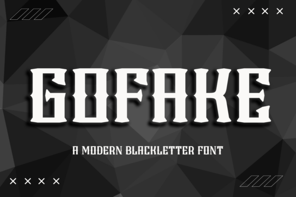 Gofake Font - Featured Image