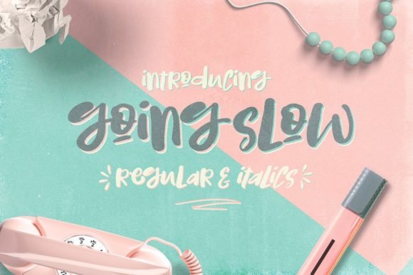 Going Slow Font - Featured Image