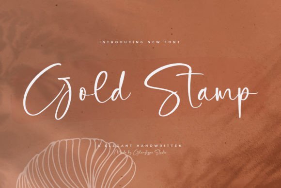 Gold Stamp Font - Featured Image