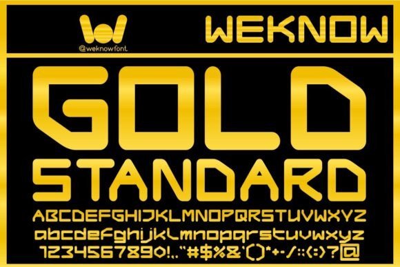 Gold Standard Font - Featured Image