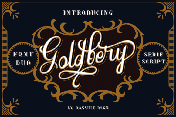 Goldbery Font - Featured Image