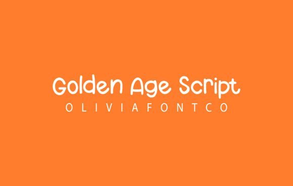 Golden Age Script Font - Featured Image