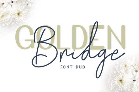Golden Bridge Font - Featured Image