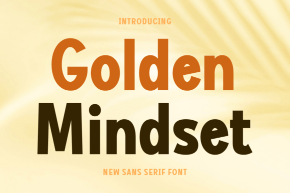 Golden Mindset Font - Featured Image