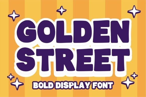 Golden Street Font - Featured Image