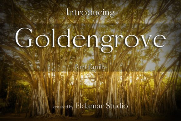 Goldengrove Font - Featured Image