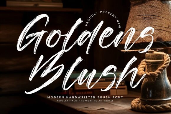 Goldensblush Regular Font - Featured Image