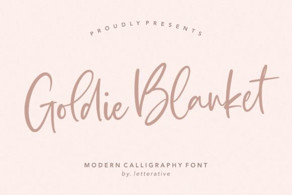 Goldie Blanket Font - Featured Image