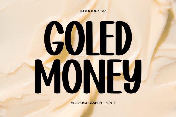 Goled Money Font - Featured Image