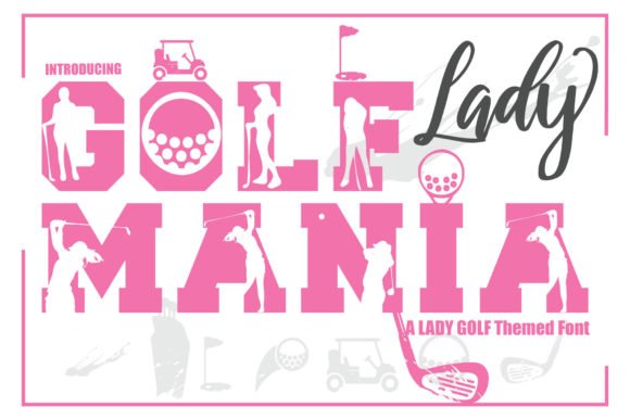 Golf Mania Lady Font - Featured Image