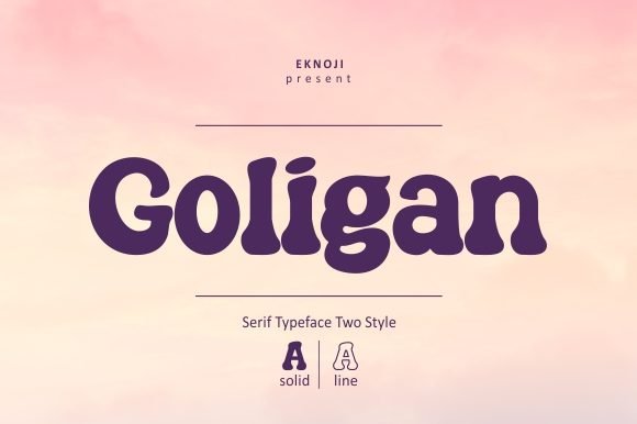 Goligan Font - Featured Image