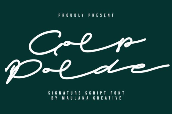 Golp Polde Font - Featured Image