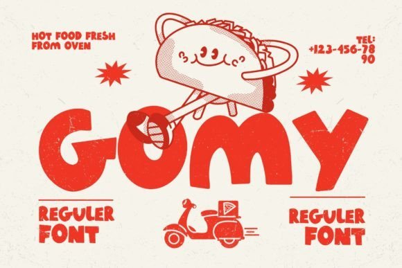 Gomy Font - Featured Image