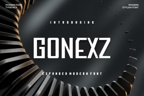 Gonexz Font - Featured Image