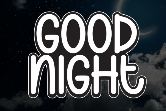 Good Night Font - Featured Image