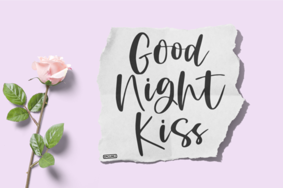 Good Night Kiss Font - Featured Image