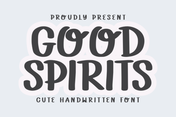 Good Spirits Font - Featured Image