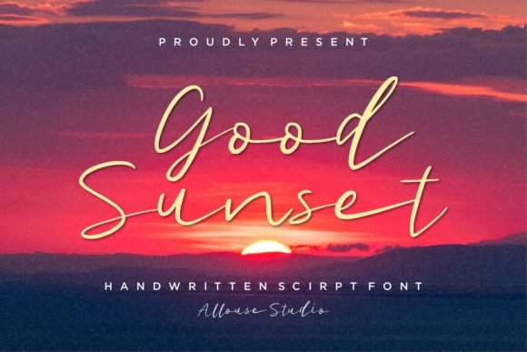 Good Sunset Font - Featured Image
