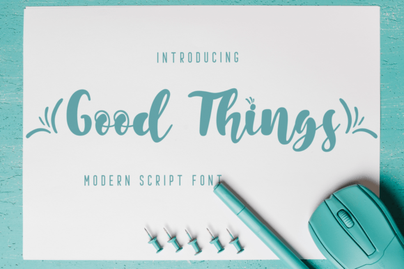 Good Things Font - Featured Image