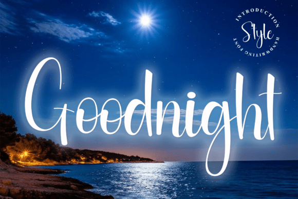 Goodnight Font - Featured Image