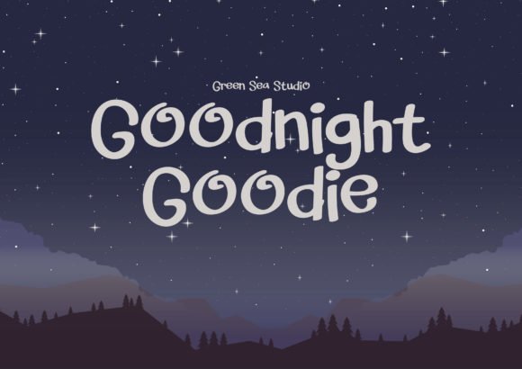 Goodnight Goodie Font - Featured Image