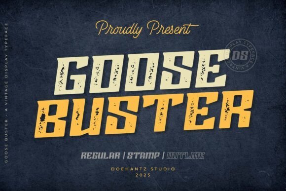 Goose Buster Font - Featured Image