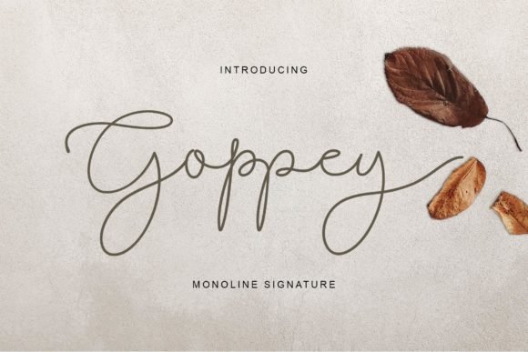Goppey Font - Featured Image