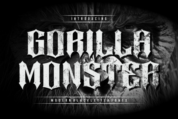 Gorilla Monster Font - Featured Image