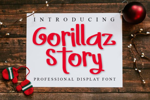 Gorrilaz Story Font - Featured Image