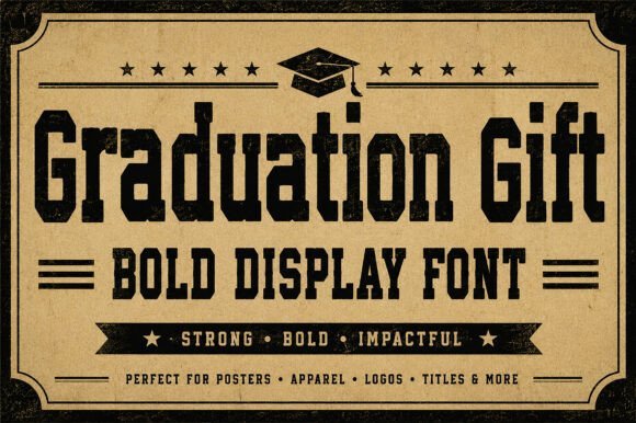 Graduation Gift Font - Featured Image