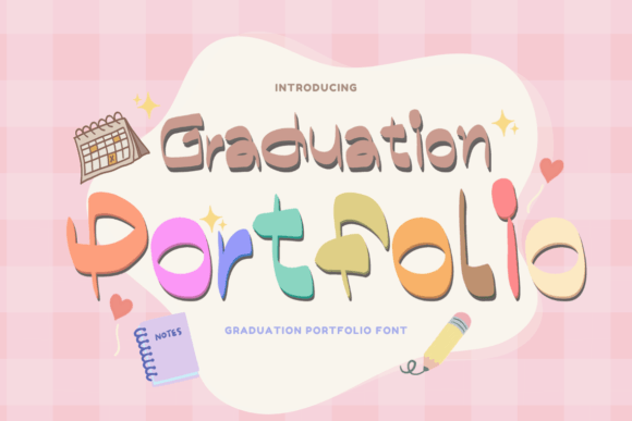 Graduation Portfolio Font - Featured Image