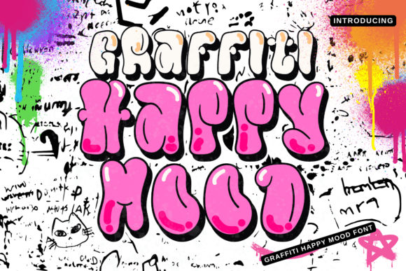 Graffiti Happy Mood Font - Featured Image