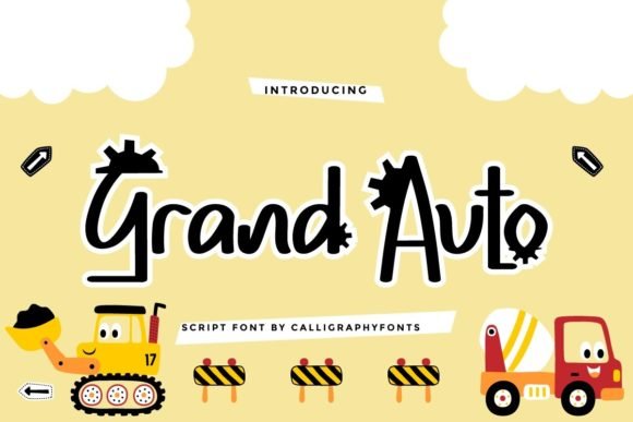 Grand Auto Font - Featured Image
