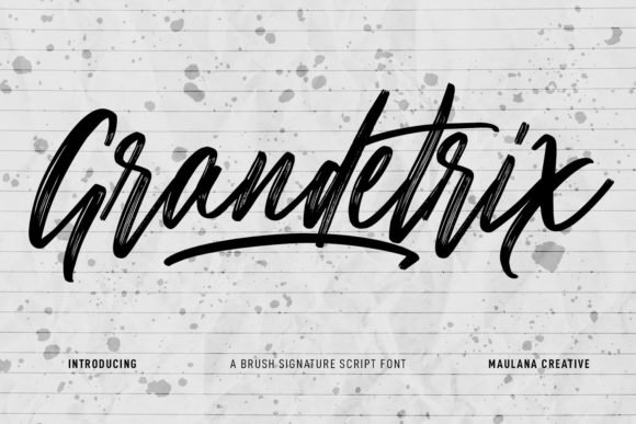 Grandetrix Font - Featured Image