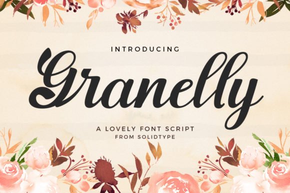 Granelly Script Font - Featured Image