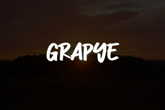 Grapye Font - Featured Image