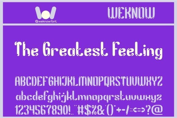 Greatest Feeling Font - Featured Image
