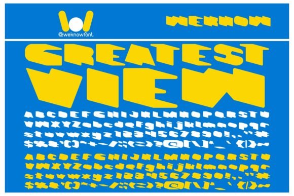 Greatest View Font - Featured Image