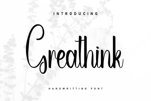 Greathink Font - Featured Image