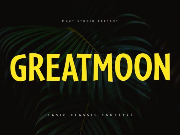 Greatmoon Font - Featured Image