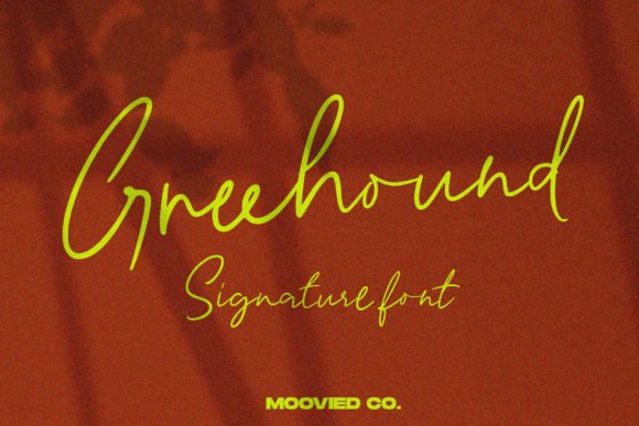 Greehound Font - Featured Image
